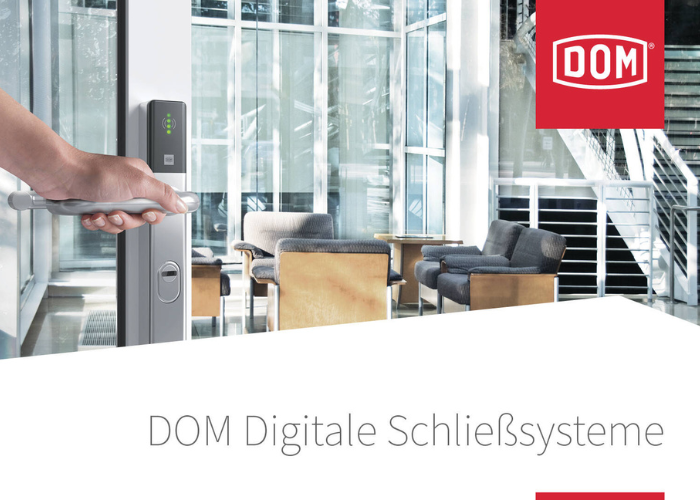 Modernes Zutrittskontrollsystem im Buerogebaeude